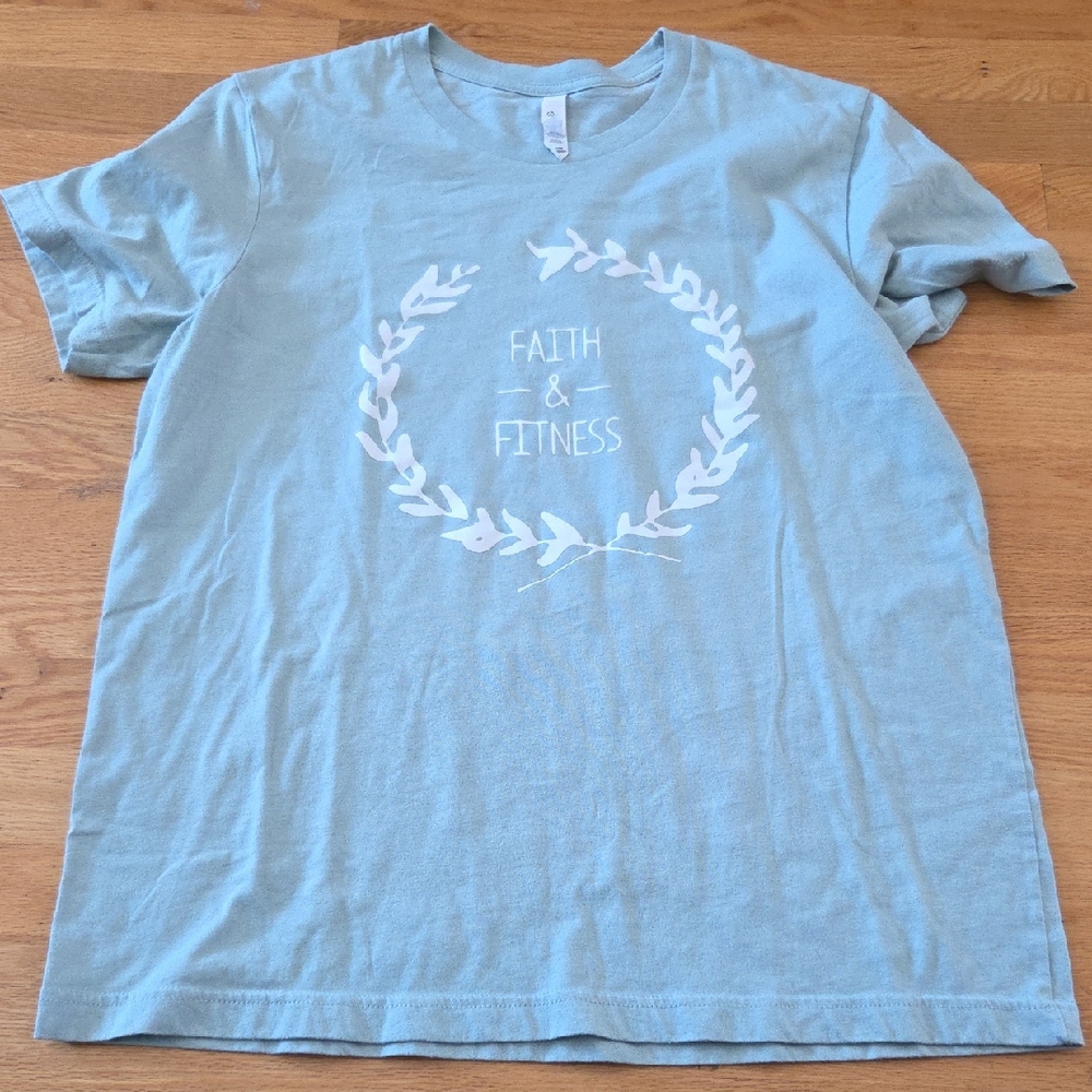 Bella Canvas Light Mint Green Faith @ Fitness